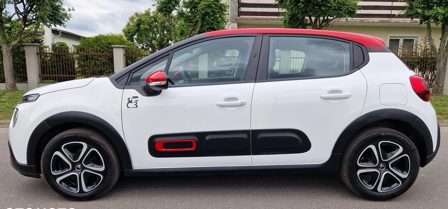 Citroen C3 cena 51900 przebieg: 58000, rok produkcji 2021 z Gniezno małe 497